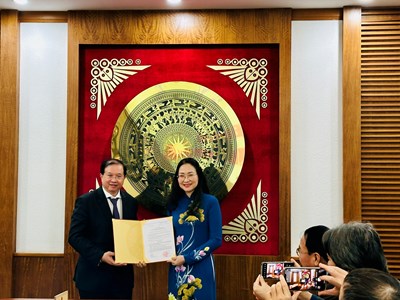 Bổ nhiệm Giám đốc Trung tâm Triển lãm Văn hóa Nghệ thuật Việt Nam