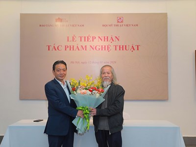 Bảo tàng Mỹ thuật Việt Nam tiếp nhận gần 1.000 tác phẩm mỹ thuật độc bản