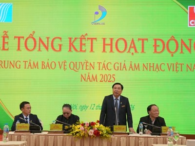 Thu trên 424 tỉ đồng tiền tác quyền âm nhạc trong năm 2025