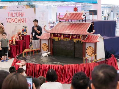 Thổi “làn gió” công nghệ vào nghệ thuật rối nước truyền thống