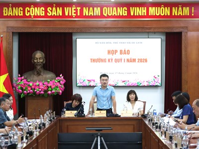 Bộ VHTTDL triển khai đồng bộ nhiệm vụ quý I/2026, tạo đà tăng trưởng văn hóa, du lịch bền vững