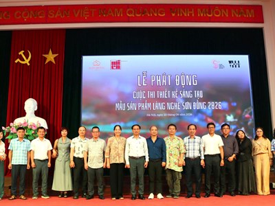 Phát động Cuộc thi Thiết kế Sáng tạo Mẫu sản phẩm Làng nghề Sơn Đồng 2026