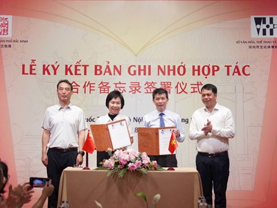 Hà Nội - Bắc Kinh tăng cường hợp tác bảo tồn, phát huy giá trị di sản Văn Miếu - Quốc Tử Giám