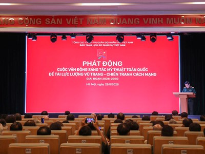 Phát động Cuộc vận động sáng tác mỹ thuật đề tài Lực lượng vũ trang - Chiến tranh cách mạng