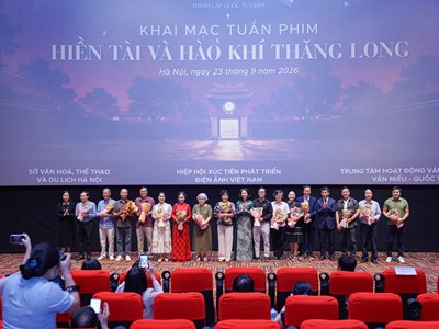 Khai mạc Tuần phim “Hiền tài và Hào khí Thăng Long”