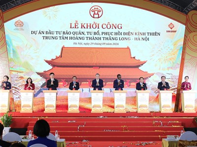 Tổng Bí thư, Chủ tịch nước Tô Lâm dự khởi công Dự án bảo quản, tu bổ, phục hồi Điện Kính Thiên