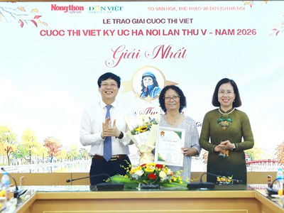 Trao giải cuộc thi “Ký ức Hà Nội” lần thứ V