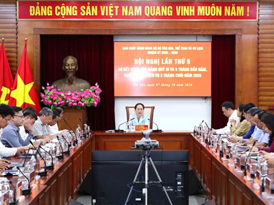 Đảng bộ Bộ VHTTDL tăng cường kiểm tra, giám sát, đề cao trách nhiệm người đứng đầu
