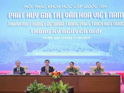 Văn hóa không đi sau phát triển mà phải trở thành trụ cột phát triển