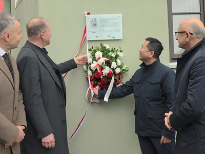 Khánh thành Bia tưởng niệm cố Kiến trúc sư Kazimierz Kwiatkowski tại thành phố Lublin, Ba Lan