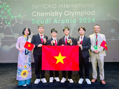 Việt Nam xếp thứ 2/89 quốc gia tại Olympic Hoá học quốc tế