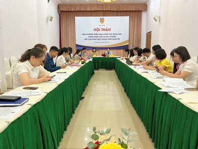 Định hướng triển khai công tác đánh giá, công nhận cấp xã đạt chuẩn tiếp cận pháp luật