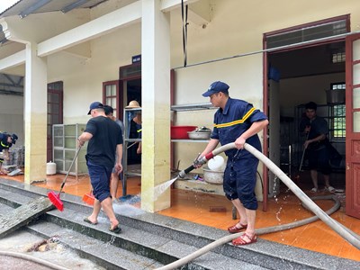 Bộ Công an chỉ đạo các đơn vị chủ động ứng phó thiên tai