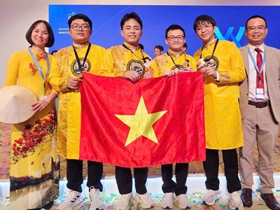 Đội tuyển Việt Nam giành 4 Huy chương vàng Kỳ thi Olympic Hoá học Quốc tế