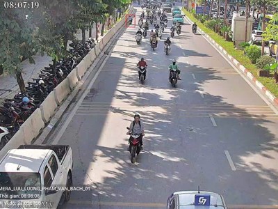 Hà Nội: Camera AI phát hiện hàng ngàn trường hợp vi phạm giao thông