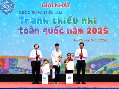 Khai mạc và trao giải Cuộc thi và Triển lãm Tranh thiếu nhi toàn quốc năm 2025