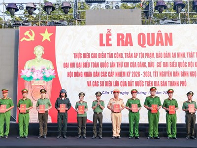 Bộ Công an triển khai cao điểm trấn áp tội phạm, bảo đảm an ninh, trật tự dịp Tết Nguyên đán