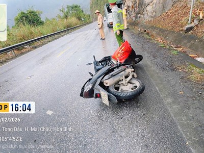 Hai người tử vong trong vụ tai nạn giao thông trên Quốc lộ 6