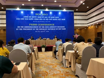 Công bố Quyết định về đặc xá năm 2026 của Chủ tịch nước 