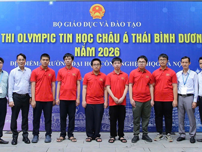 Đội tuyển Việt Nam xếp thứ 2 tại Olympic Tin học Châu Á Thái Bình Dương 