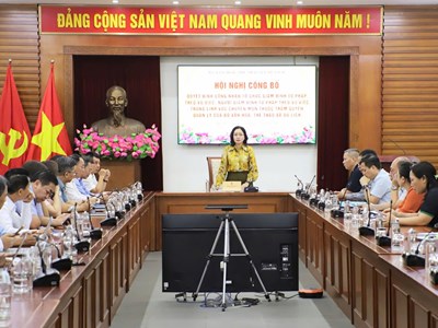 Công nhận tổ chức giám định tư pháp theo vụ việc trong lĩnh vực VHTTDL