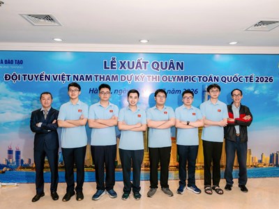 6/6 học sinh Việt Nam đoạt huy chương tại Kỳ thi Olympic Toán học quốc tế