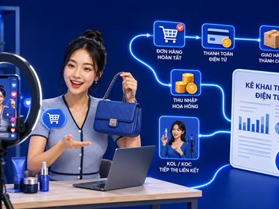 Bán hàng đa kênh, làm KOL, KOC phải kê khai thuế thế nào?