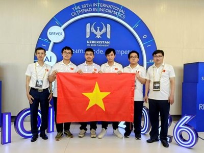 100% học sinh đoạt giải tại kỳ thi Olympic Tin học quốc tế năm 2026 