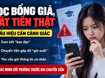 Học bổng giả, mất tiền thật