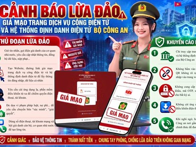 Cảnh báo website giả mạo VNeID để đánh cắp thông tin