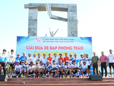 Khai mạc Giải đua xe đạp phong trào tỉnh Ninh Thuận năm 2024