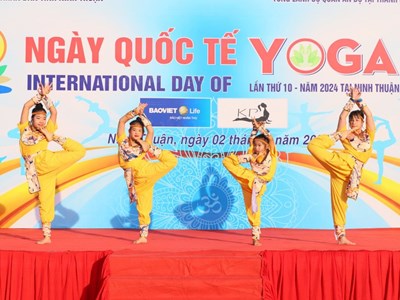 1.000 vận động viên tham gia Ngày Quốc tế Yoga năm 2024