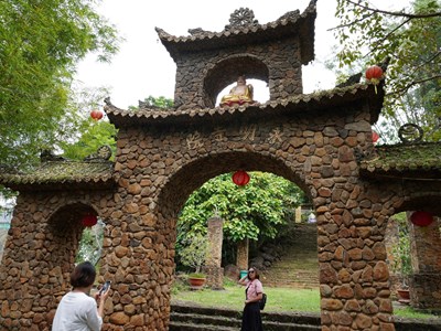 Làng chùa Đại Ninh hút khách du lịch tâm linh
