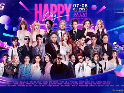  Hàng loạt nghệ sĩ nổi tiếng sẽ biểu diễn miễn phí trong Ngày Hạnh phúc ở Đà Lạt