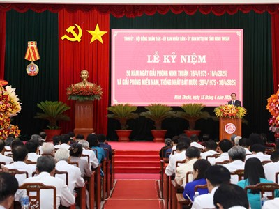 Kỷ niệm trọng thể 50 năm Ngày Giải phóng tỉnh Ninh Thuận