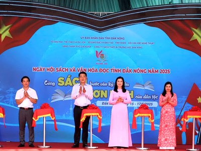 Đắk Nông: Khai mạc Ngày hội Sách và Văn hóa đọc năm 2025