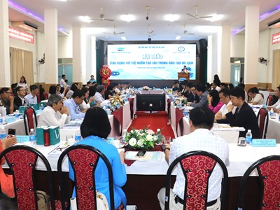 Hội thảo ứng dụng AI vào đào tạo nhân lực du lịch