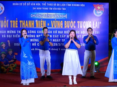 Khánh Hòa: Sôi nổi chuỗi hoạt động văn hóa “Tuổi trẻ thanh niên – Vững bước tương lai“
