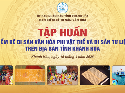 Khánh Hòa: Tập huấn kiểm kê di sản cho 1.500 cán bộ