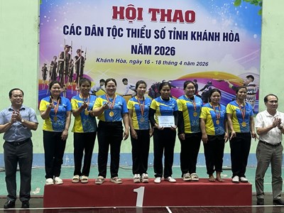 Bế mạc Hội thao các dân tộc thiểu số tỉnh Khánh Hoà năm 2026