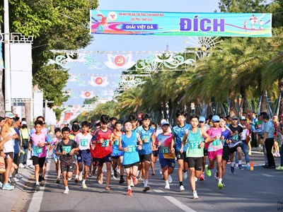 150 VĐV tranh tài tại Giải Việt dã Đại hội Thể dục thể thao tỉnh Khánh Hòa