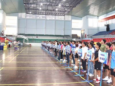 Khai mạc Giải Cầu lông các nhóm tuổi tỉnh Khánh Hòa năm 2026