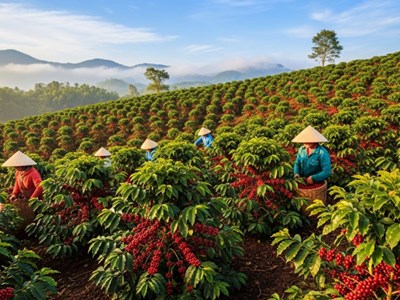 Giá cà phê hôm nay 12.8.2025: Trong nước tiếp đà tăng nhẹ, thế giới giữ sóng mạnh