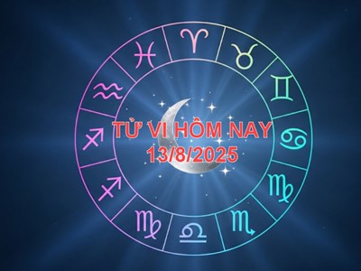 Tử vi 12 con giáp hôm nay 13.8.2025: Ngọ tỏa sáng, Thân cẩn trọng lời nói