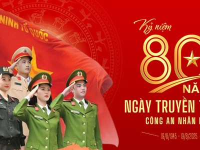 Lời chúc ý nghĩa kỷ niệm 80 năm Công an nhân dân Việt Nam 