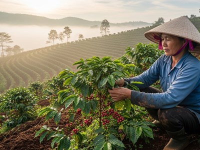 Giá cà phê hôm nay 26.8.2025: Trong nước giảm, thế giới giữ đà tăng