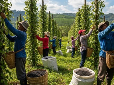 Giá hồ tiêu hôm nay 17.9.2025: Giữ giá, thị trường đi ngang