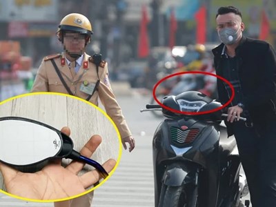 Sự thật về tin đồn “thiếu 2 gương chiếu hậu xe máy phạt 3 triệu”