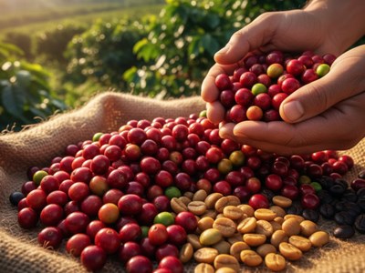 Giá cà phê hôm nay 25.9.2025: Trong nước lao dốc, thế giới tăng tốc