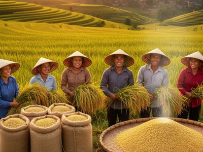 Giá lúa gạo hôm nay 27.9.2025: Nội địa giữ ổn định, xuất khẩu gặp khó